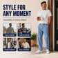 👖 Relaxed Denim, Easy Movement | Men's Loose Straight-Leg Jeans