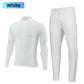 Men's Stand Collar Jacket & Slim-Fit Pants Set