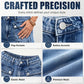 ✨ Standout Denim | Women's High-Waisted Convertible Balloon Jeans with Drawstring Cuffs