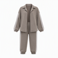 ⏰ Last Day Sale 50% Off | Women's Oversized Shirt & Side-Stripe Jogger 2-Piece Set