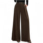 ✨ Easy Everyday Comfort | Women's Relaxed Wide-Leg Trousers with Pockets