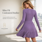 Women's Casual Striped Slim Fit Dress