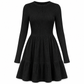 Women's Casual Striped Slim Fit Dress