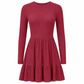 Women's Casual Striped Slim Fit Dress