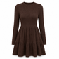 Women's Casual Striped Slim Fit Dress
