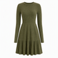 Women's Casual Striped Slim Fit Dress
