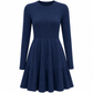 Women's Casual Striped Slim Fit Dress