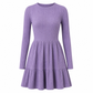 Women's Casual Striped Slim Fit Dress