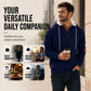 Men's Casual Jacquard Hooded Sweatshirt