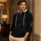 Men's Casual Jacquard Hooded Sweatshirt