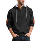 Men's Casual Jacquard Hooded Sweatshirt