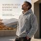 ❄️ Raised Texture, Serious Warmth | Men's Fleece-Lined Jacquard Hoodie
