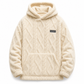 ❄️ Raised Texture, Serious Warmth | Men's Fleece-Lined Jacquard Hoodie