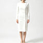 Women's Elegant Asymmetric Single-Breasted Dress
