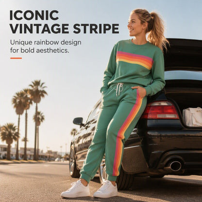 Women's Casual Sweatshirt & Sweatpants 2-Piece Set