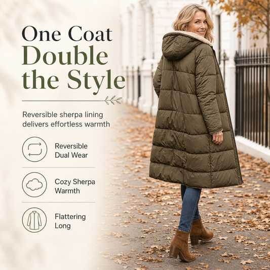 ✨Reversible Hooded Padded Slim-Fit Coat✨𝘉𝘶𝘺 𝘢𝘯𝘺 2 𝘢𝘯𝘥 𝘨𝘦𝘵 𝘢𝘯 𝘦𝘹𝘵𝘳𝘢 8% 𝘥𝘪𝘴𝘤𝘰𝘶𝘯𝘵
