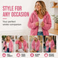 Hot Sale 50% OFF🔥 Women’s Cosy Hooded Zip Fleece Jacket – Soft, Warm & Perfect for Everyday Life🧥