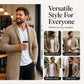 Men's Mid-Long Cable Knit Cardigan