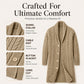 Men's Mid-Long Cable Knit Cardigan
