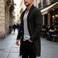 Men's Mid-Long Cable Knit Cardigan