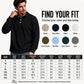 Men's Waffle Knit Long Sleeve Collared Top