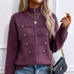 Women's Casual Double Zipper Sweater Jacket