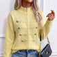 Women's Casual Double Zipper Sweater Jacket