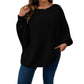 Women's Loose Batwing Sleeve Knit Sweater