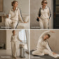 Women’s Casual Sweatshirt and Wide-Leg Pants