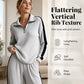 Women’s Casual Sweatshirt and Wide-Leg Pants