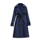 🧥 Smooth Drape, Polished Silhouette | Women's Mid-Length Trench Coat ⚡ Free Shipping
