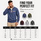Men's Warm-Lined Quarter-Zip Pullover