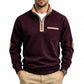 Men's Warm-Lined Quarter-Zip Pullover