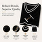 Women's Elegant Contrast V-Neck Knit Top