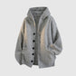 Men's Hooded Knit Cardigan Casual Loose Button Sweater Jacket