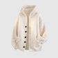 Men's Hooded Knit Cardigan Casual Loose Button Sweater Jacket