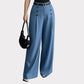 🖤Black Friday Sale:50% OFF🖤✨ Double-Button Detail, Flattering Drape | Women's High-Waist Wide-Leg Pants