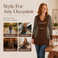 Women's Vintage Shawl Collar Toggle Button Sweater