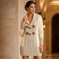 Women's Vintage Shawl Collar Toggle Button Sweater
