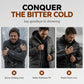 Men's Color-Block Warm-Lined Zip-Up Jacket