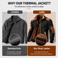Men's Color-Block Warm-Lined Zip-Up Jacket