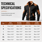 Men's Color-Block Warm-Lined Zip-Up Jacket