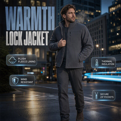 Unisex Heavyweight Fleece Full Zip Up Jacket