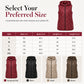 Women's Casual Mid-Length Hooded Padded Vest