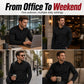 Men's Textured Long Sleeve Lightweight Sweatshirt