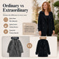 💼 Tailored Look, Effortless Style | Women's Double-Breasted Lapel Coat