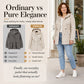 🧥 More Coverage, Easy Everyday Style | Women's Mid-Length Hooded Jacket