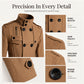 Men's Slim Fit Double Breasted Trench Coat