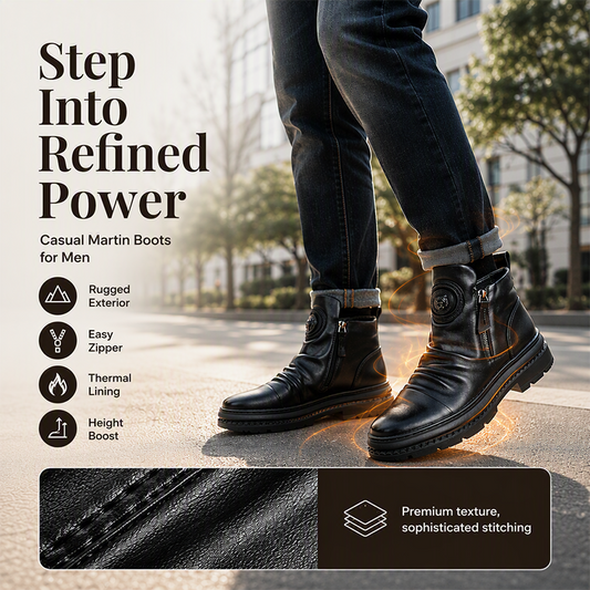🖤Black Friday Sale:50% OFF🖤Men's Non-Slip Warm Lining Boots