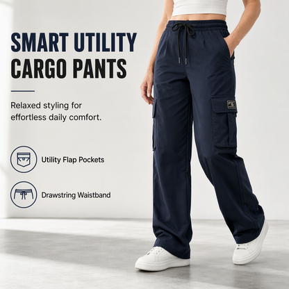 💖Black Friday Mega Deal – 50% off!💖✨ Women’s Relaxed Fit Straight-Leg Cargo Trousers — Comfy Everyday Style with Utility Pockets
